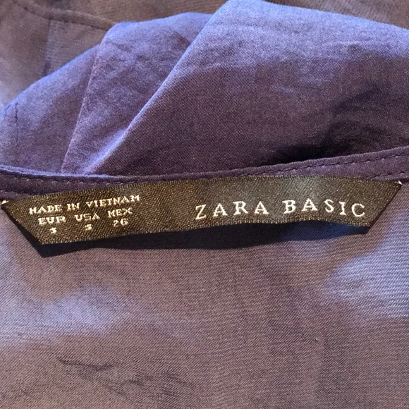 Zara Basic Royal Blue Small Sleeveless Dress - Picture 7 of 7